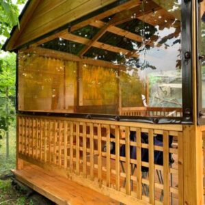 Окно прозрачное из ПВХ с открыванием