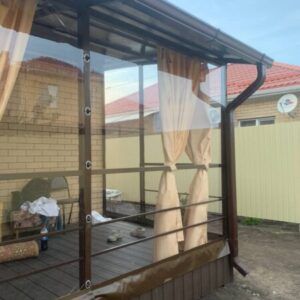 Окно прозрачное из ПВХ с открыванием